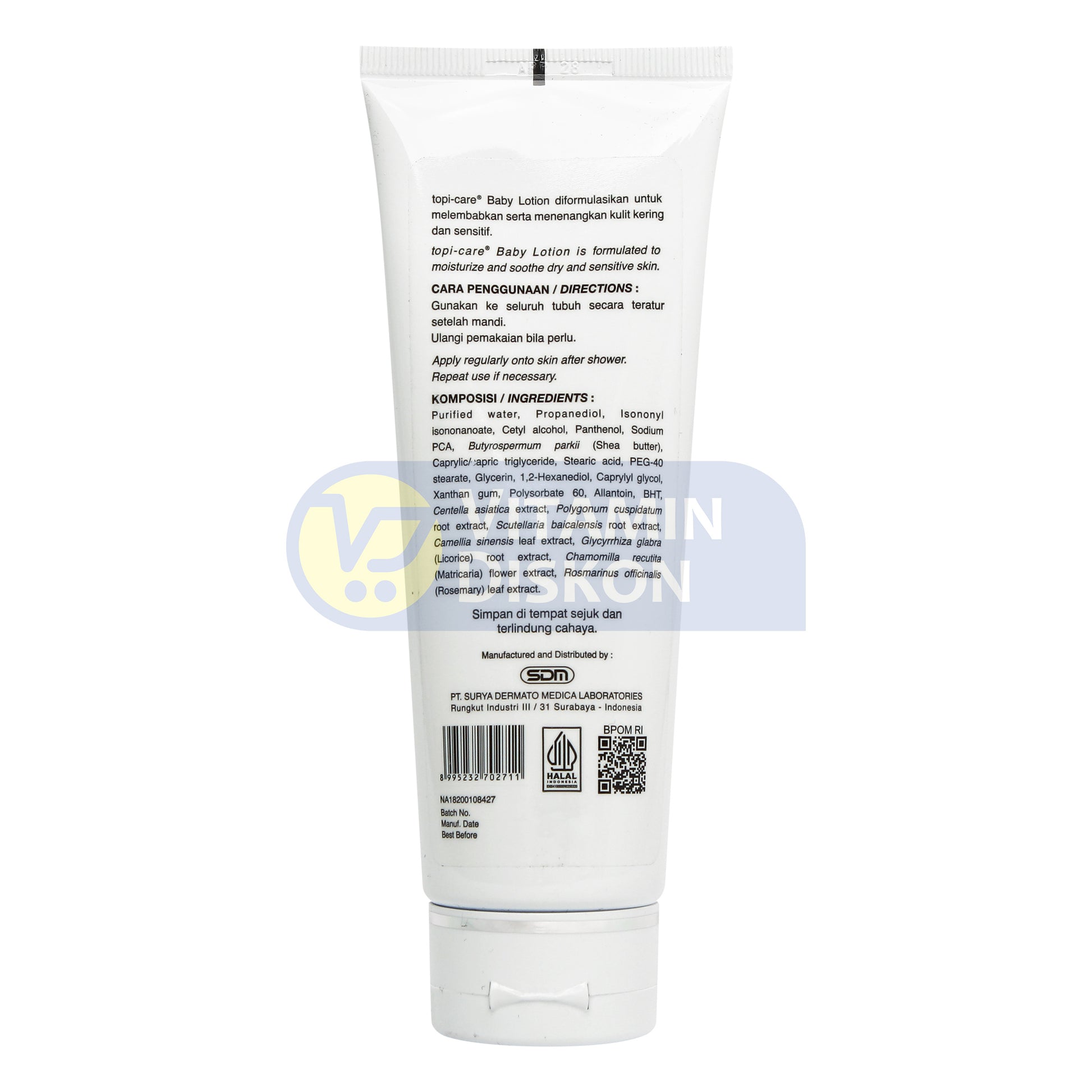 TOPICARE BABY LOTION 100 GR