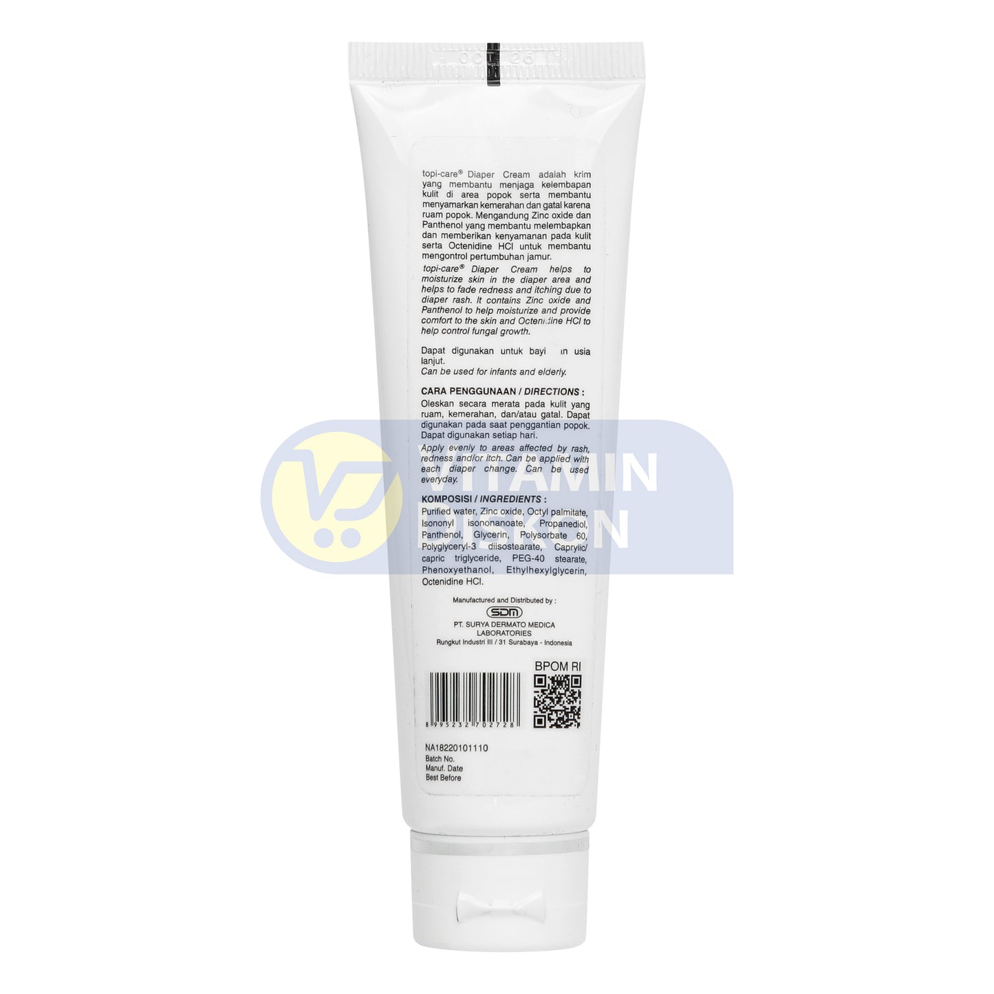 TOPICARE DIAPER CREAM 50 GR