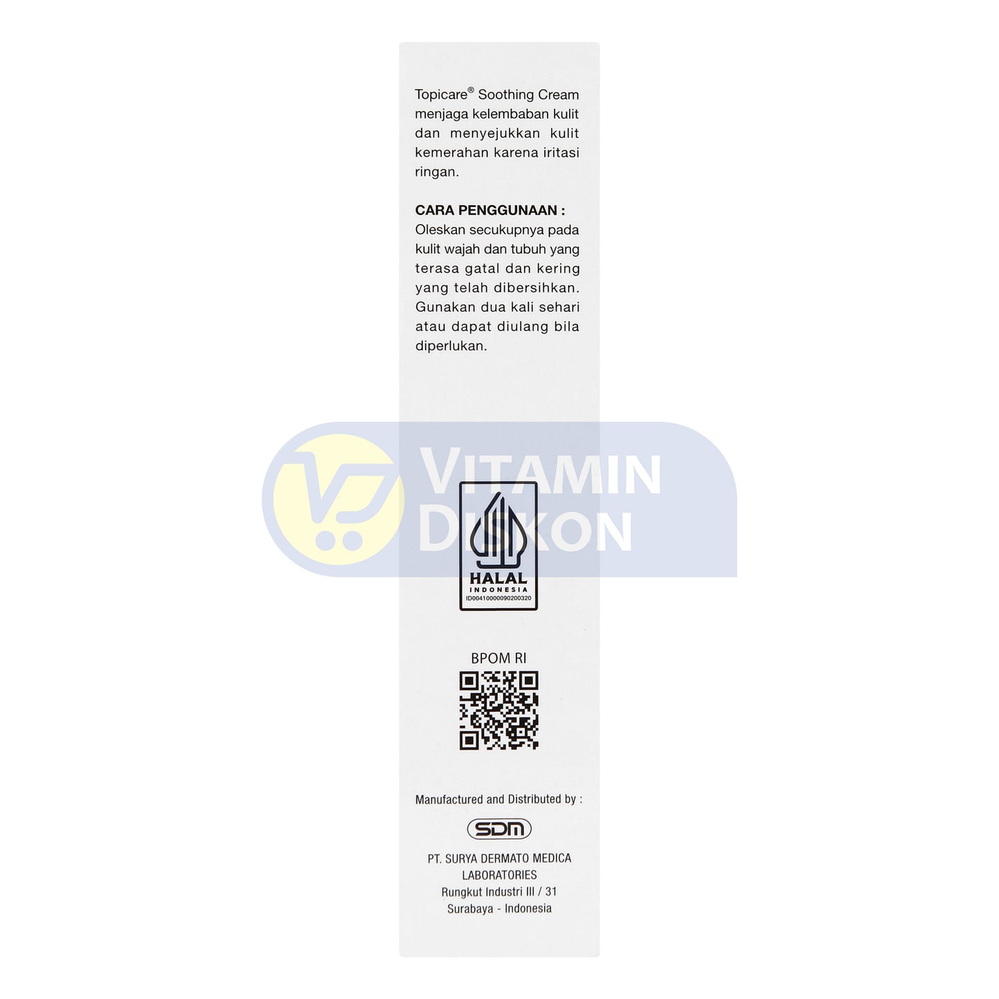 TOPICARE SOOTHING CREAM 30 GR