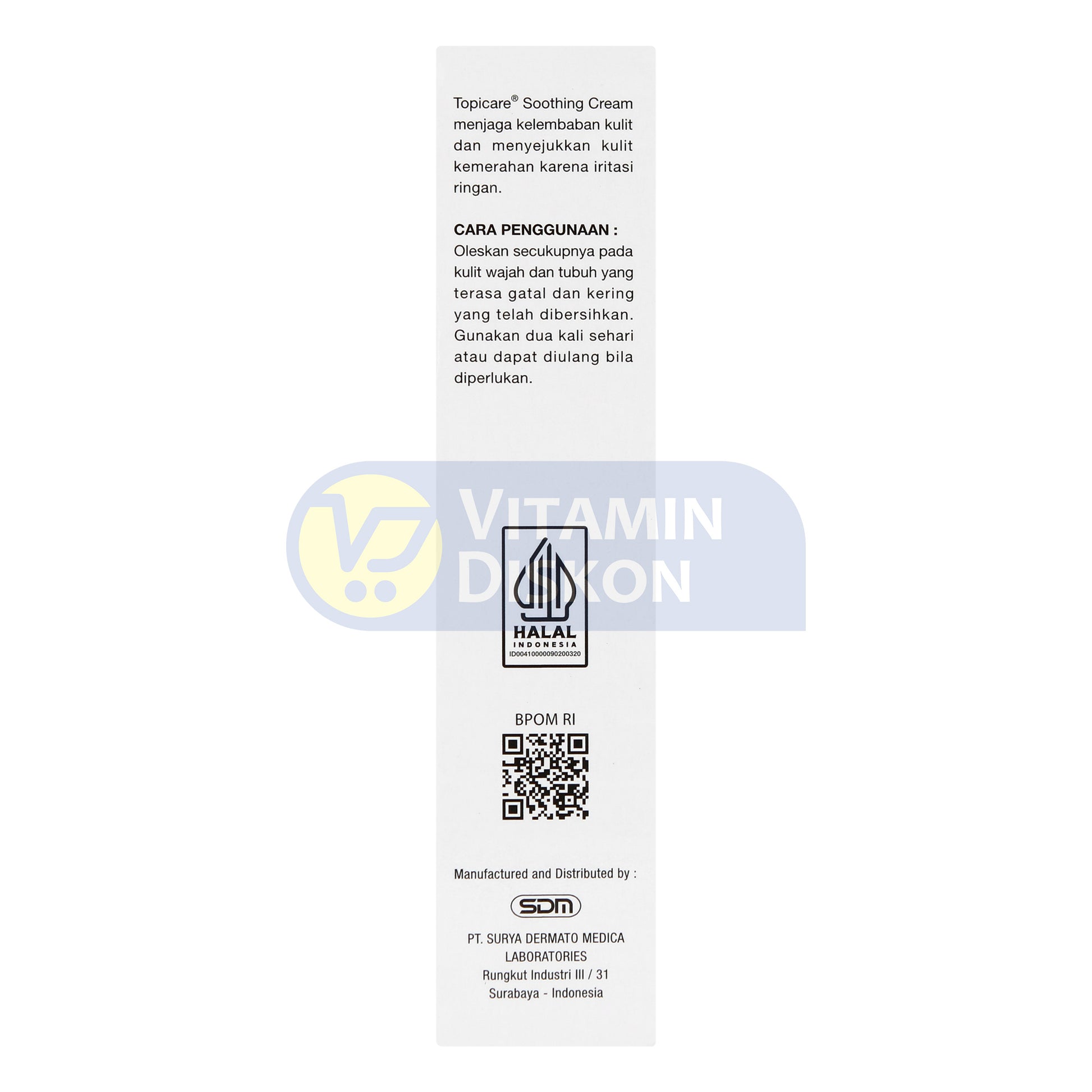 TOPICARE SOOTHING CREAM 30 GR