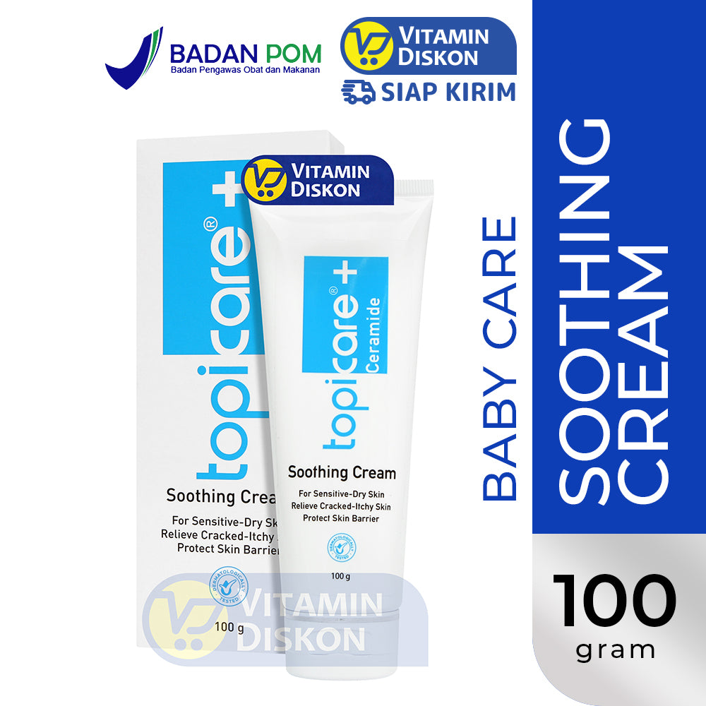 TOPICARE AND CERAMIDE SOOTHING CREAM 100 GR