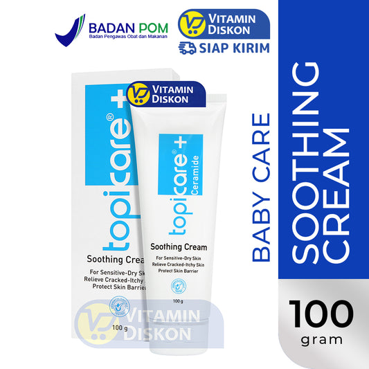 TOPICARE AND CERAMIDE SOOTHING CREAM 100 GR