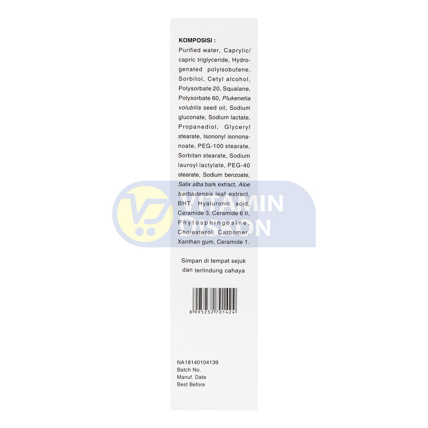 TOPICARE AND CERAMIDE SOOTHING CREAM 100 GR