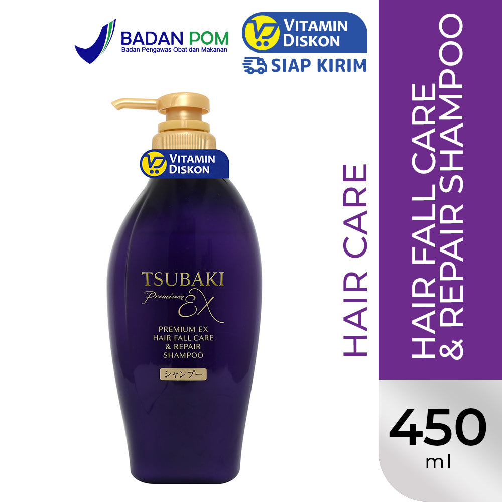 TSUBAKI PREMIUM EX HAIR FALL CARE AND REPAIR SHAMPOO 450 ML