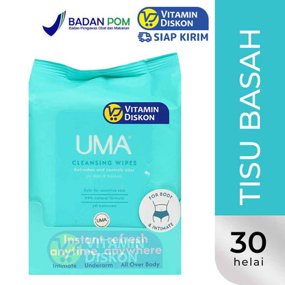 UMA CLEANING WIPES - 30 SHEETS