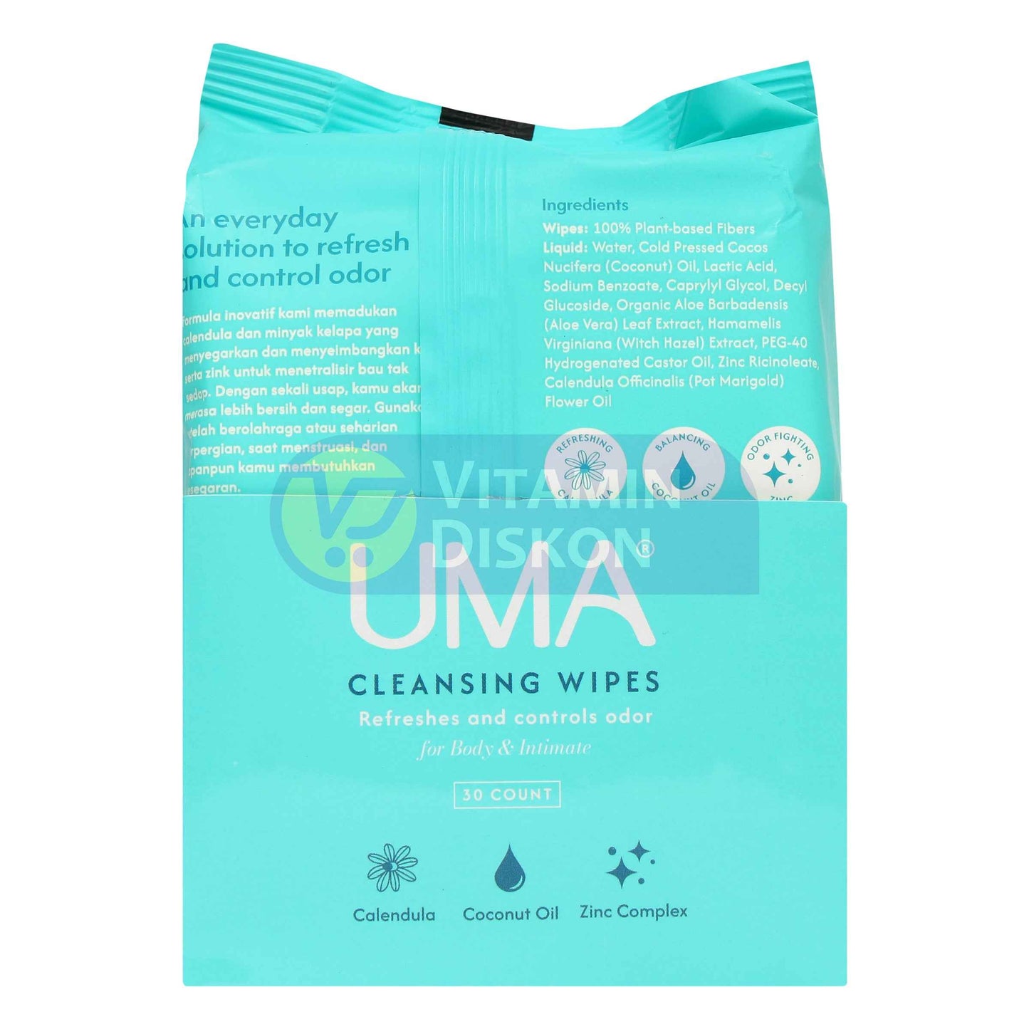 UMA CLEANING WIPES - 30 SHEETS
