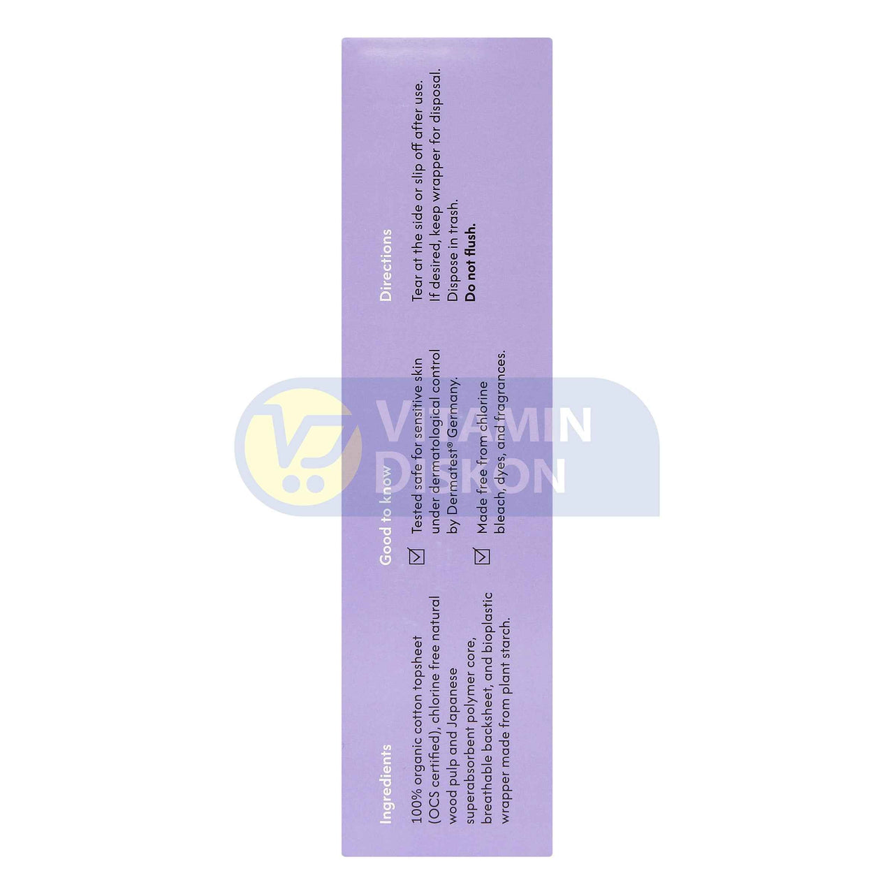 UMA ORGANIC COTTON COVER PANTS MEDIUM - ISI 2 PCS