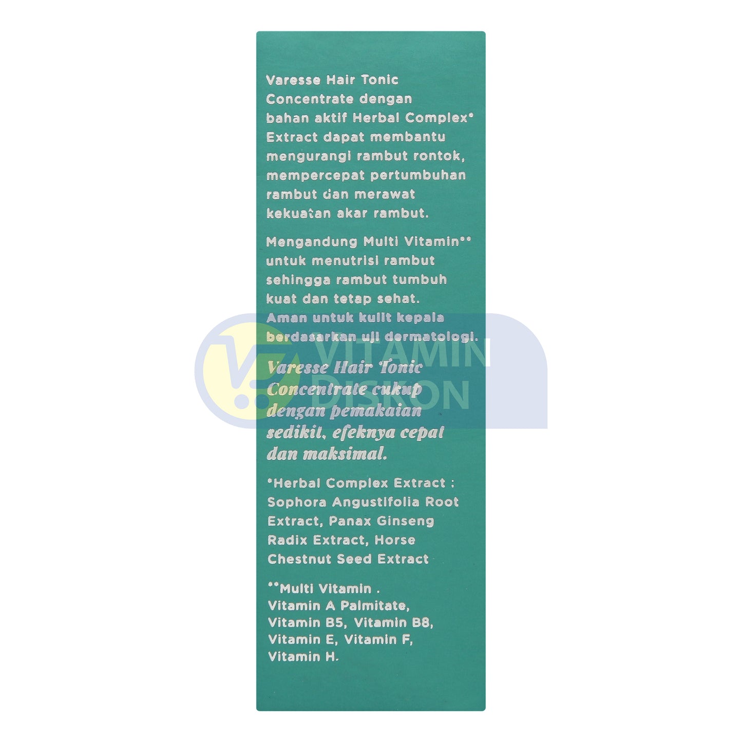 VARESSE HAIR TONIC CONCENTRATE - 60ML