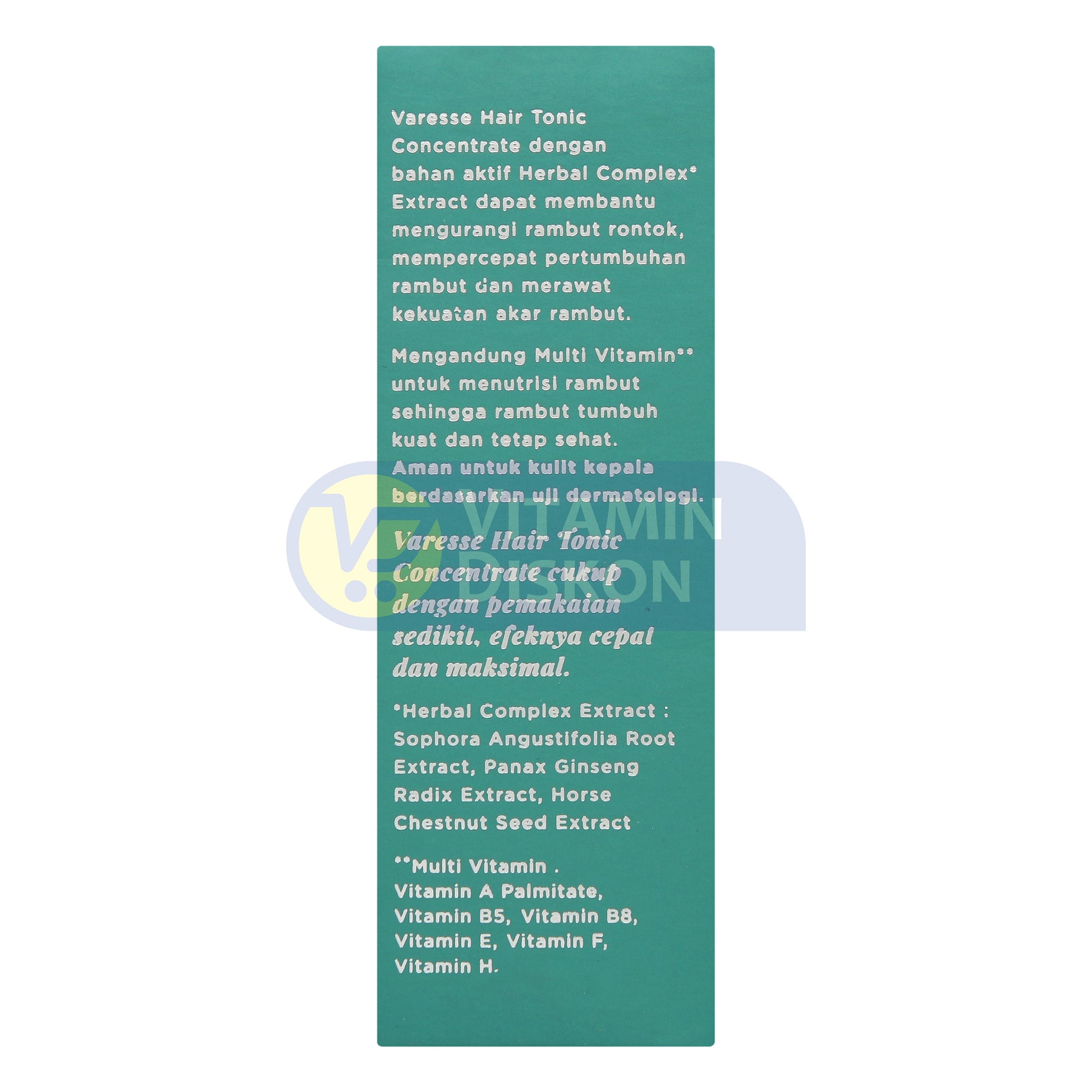 VARESSE HAIR TONIC CONCENTRATE - 60ML