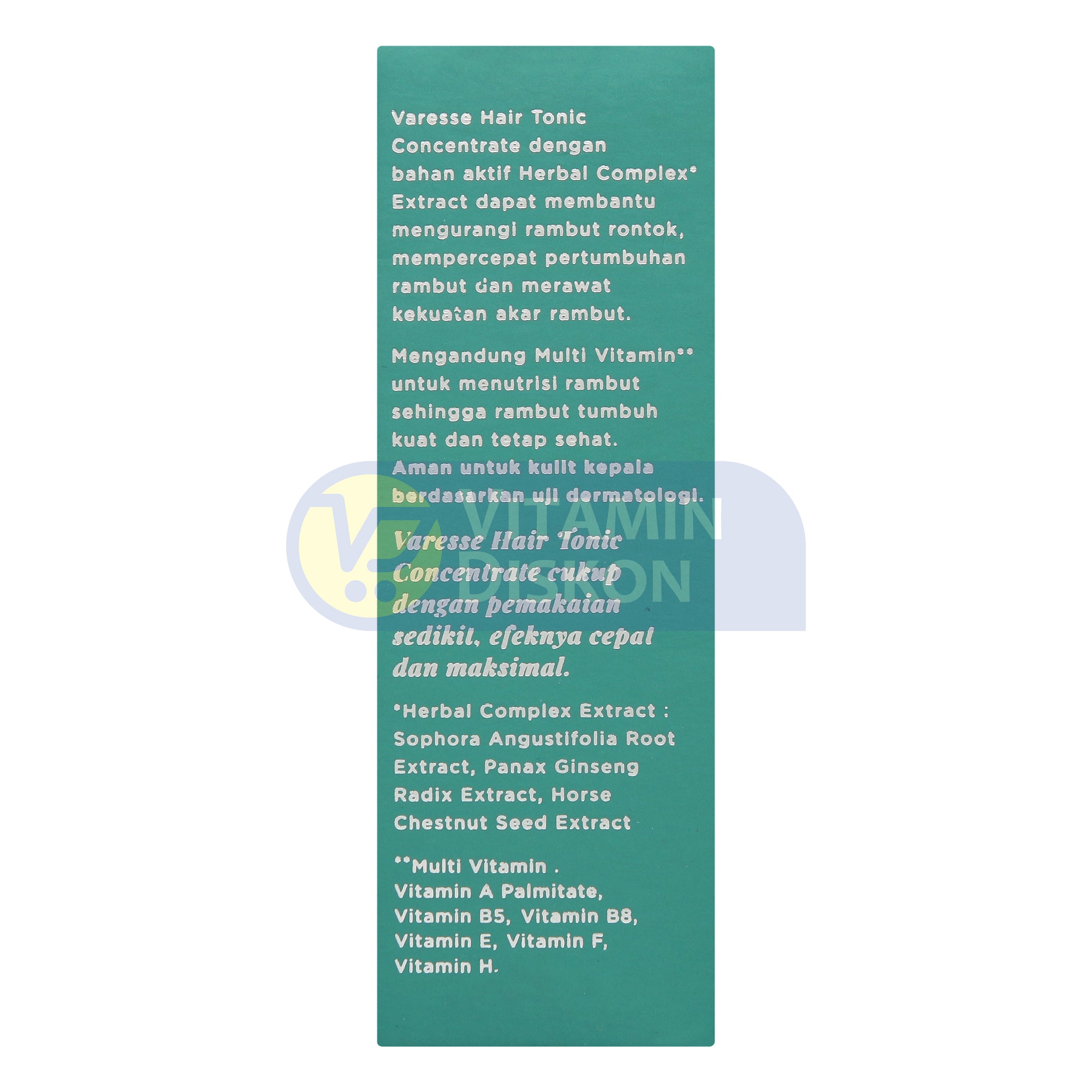 VARESSE HAIR TONIC CONCENTRATE - 60ML