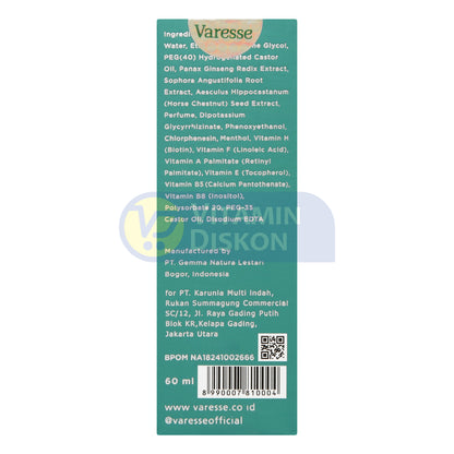 VARESSE HAIR TONIC CONCENTRATE - 60ML