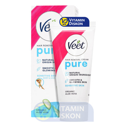VEET HAIR REMOVAL CREAM ORGANIC ALOE VERA 25GR