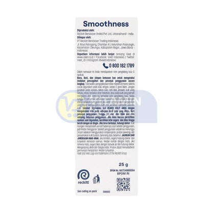 VEET HAIR REMOVAL CREAM ORGANIC ALOE VERA 25GR