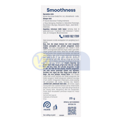 VEET HAIR REMOVAL CREAM ORGANIC ALOE VERA AND ROSE EXTRACTS 25GR