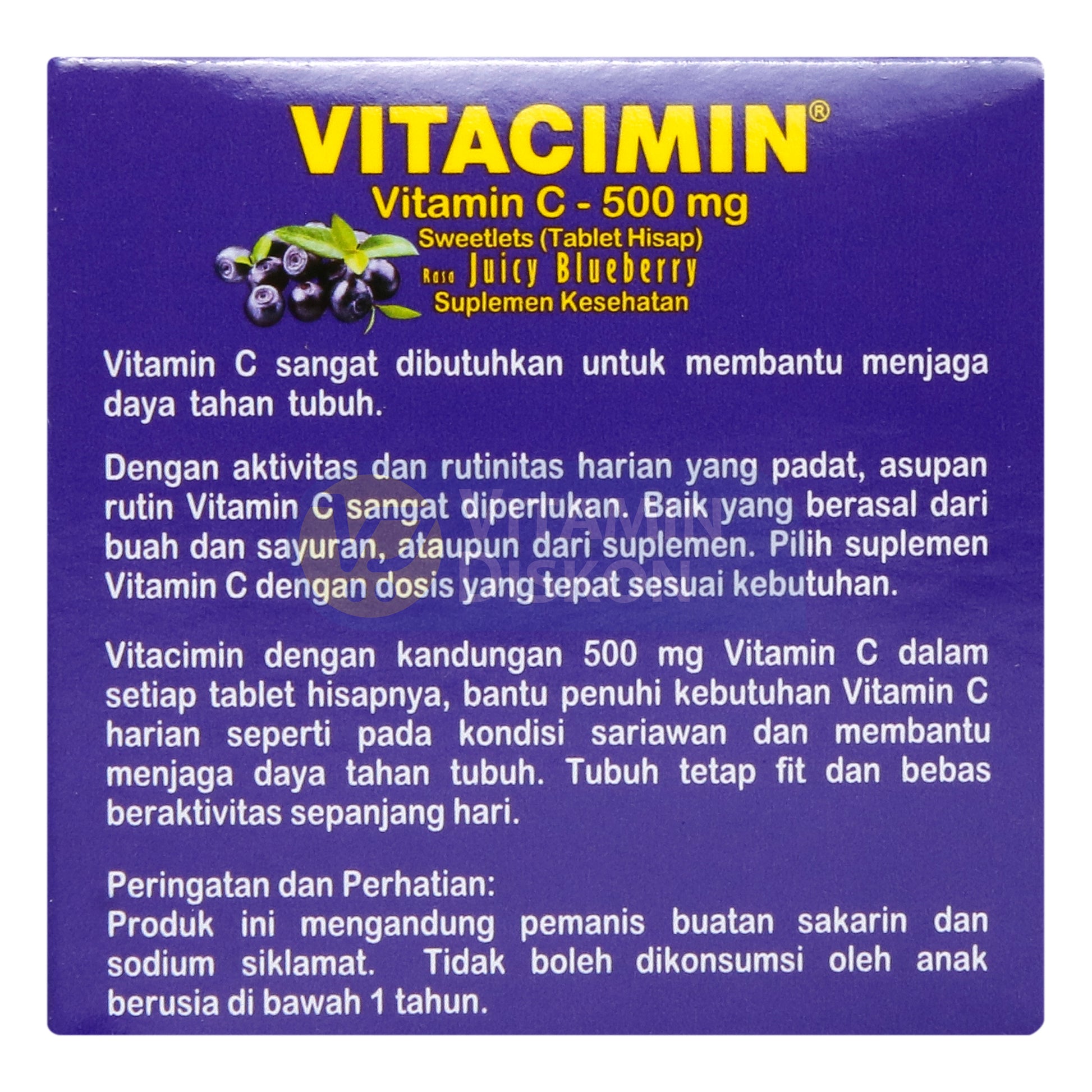 VITACIMIN BLUEBERRY 20 TAB ISI 10 STRIP 2 TAB