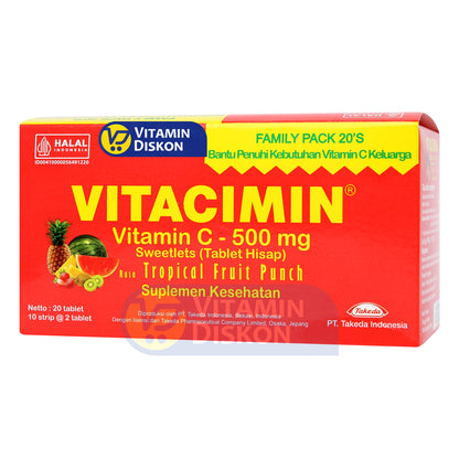 VITACIMIN FRUIT PUNCH 20 TAB ISI 10 STRIP 2 TAB
