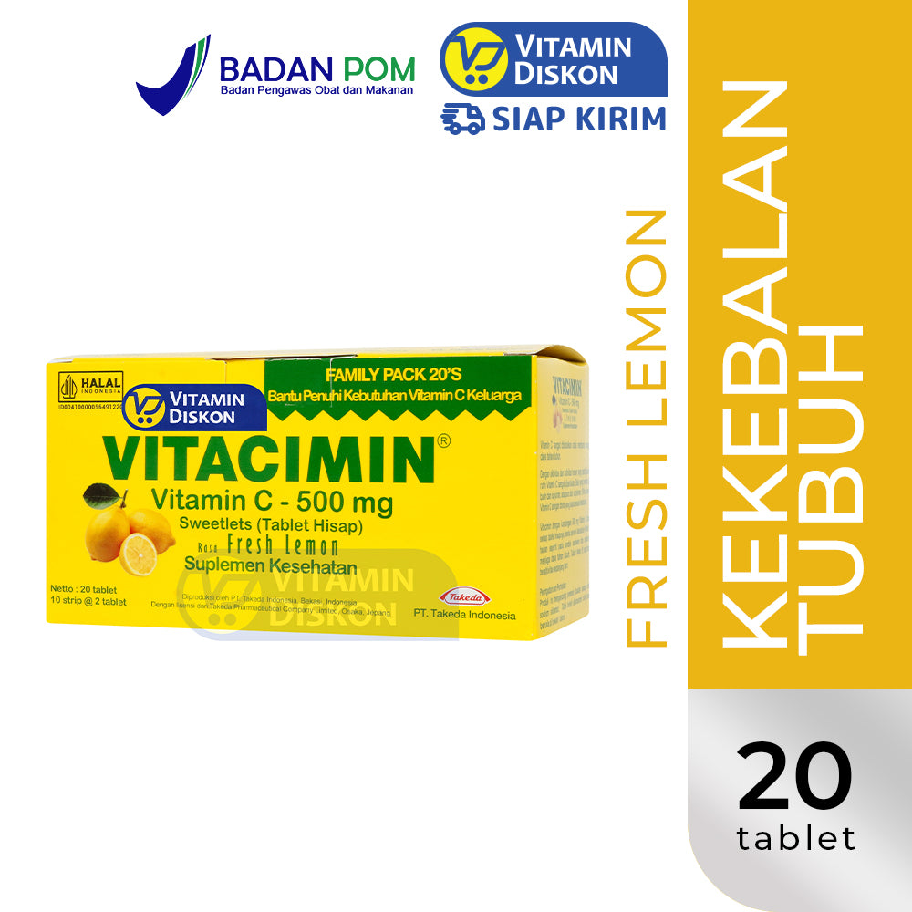 VITACIMIN SWEETLETS 20 TAB ISI 10 STRIP 2 TAB