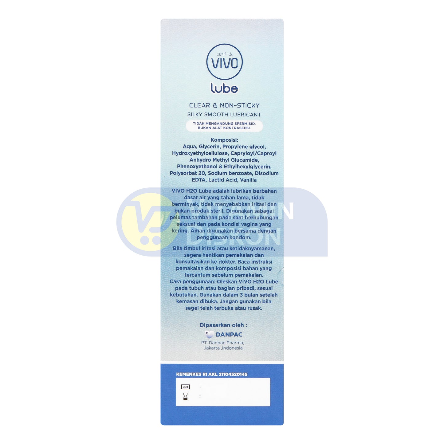 VIVO LUBRICANT H2O 60 GR