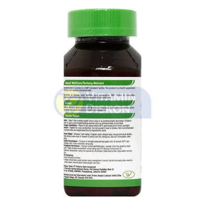 WELLCARE ADVANCE MULTIVITAMIN WITH MINERALS 60 KAPLET