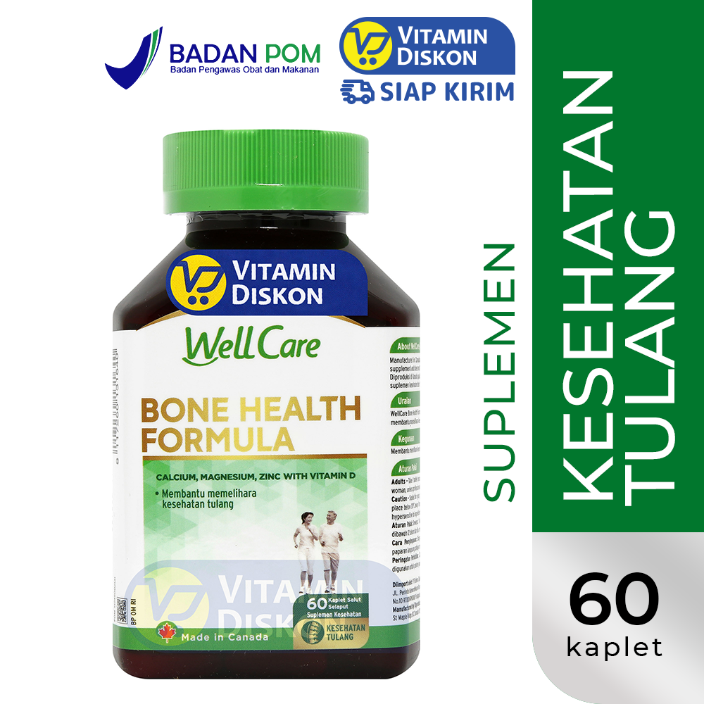 WELLCARE BONE HEALTH FORMULA 60 KAPLET
