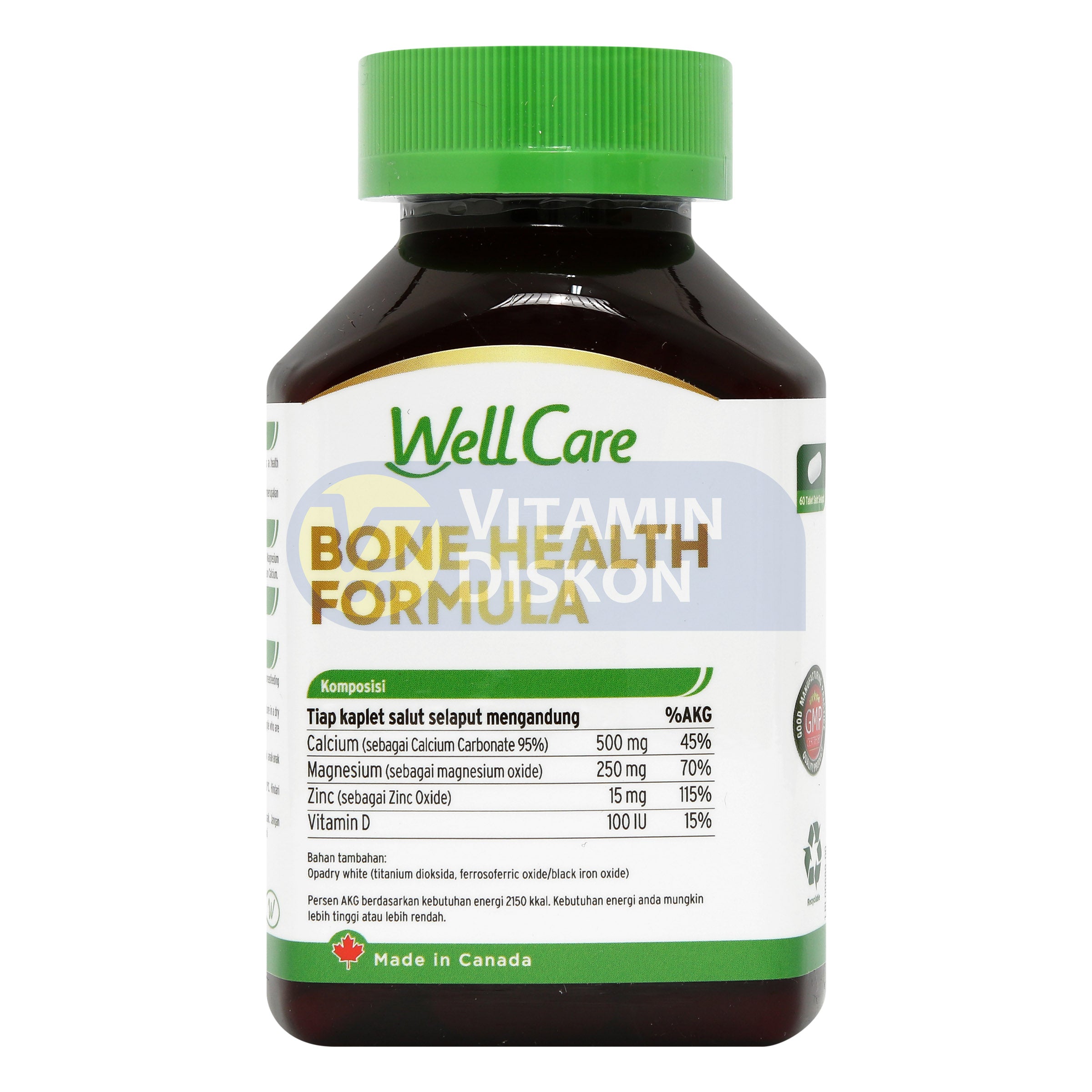 WELLCARE BONE HEALTH FORMULA 60 KAPLET