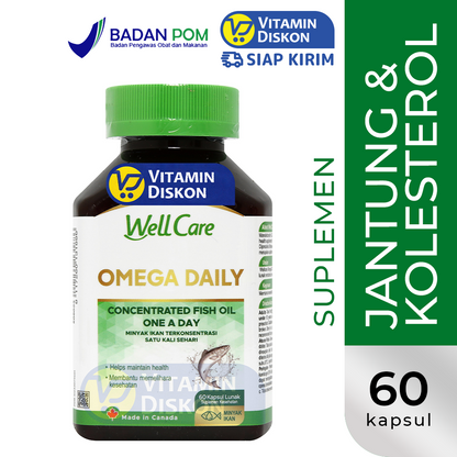 WELLCARE OMEGA DAILY 60 KAPSUL LUNAK