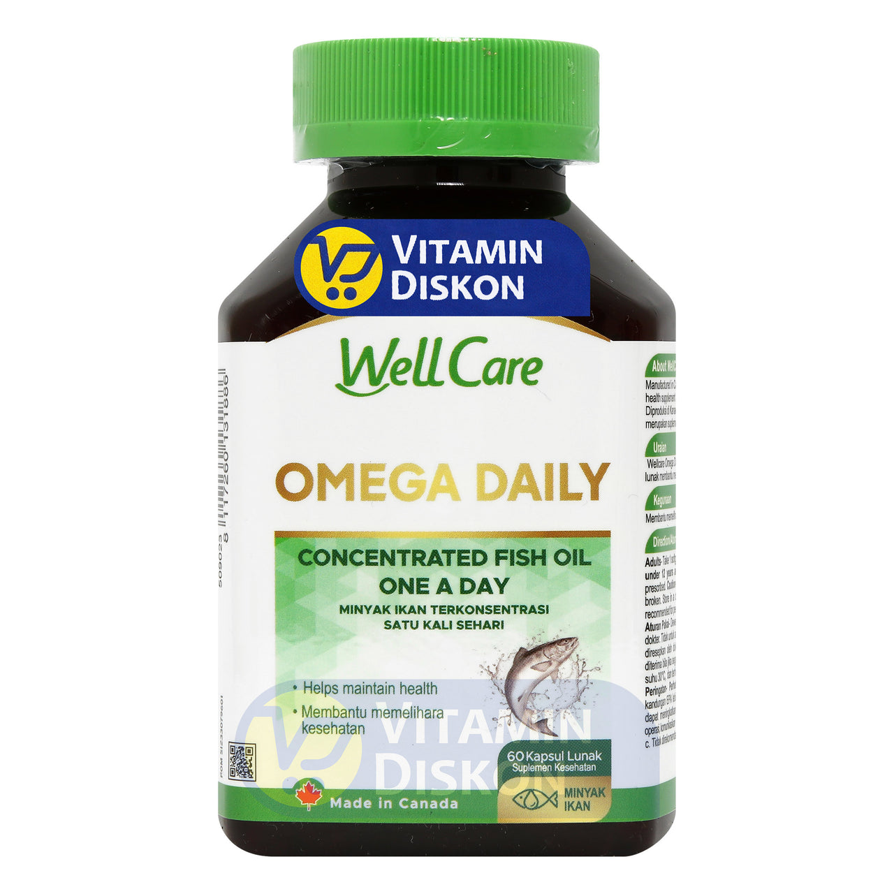 WELLCARE OMEGA DAILY 60 KAPSUL LUNAK