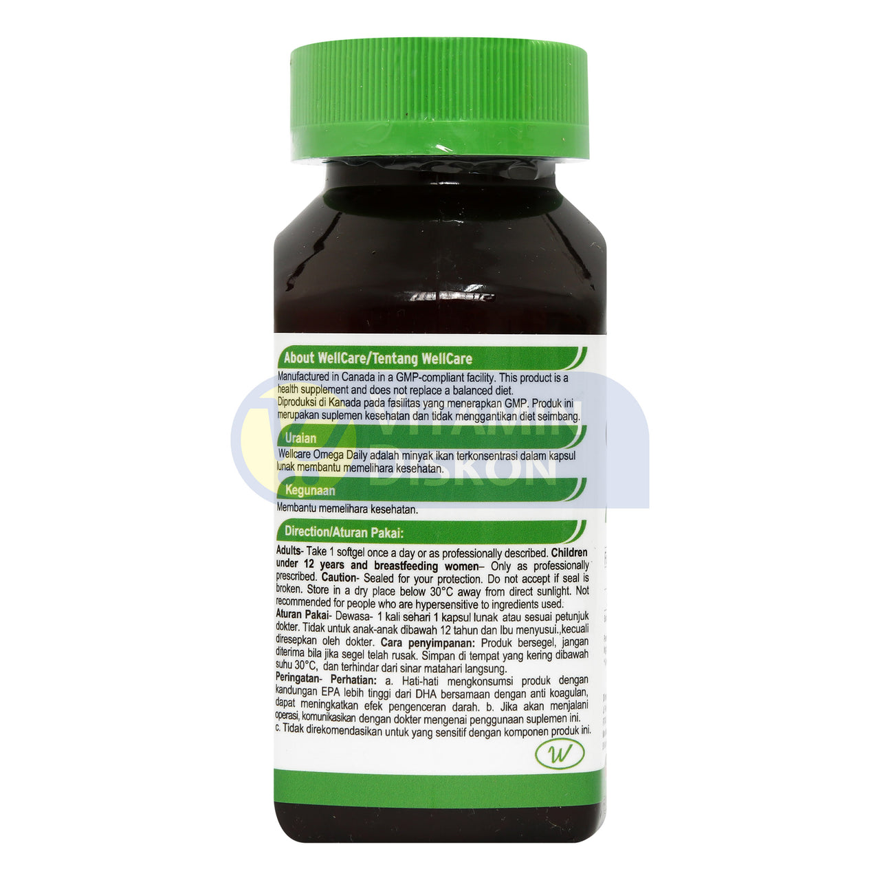 WELLCARE OMEGA DAILY 60 KAPSUL LUNAK