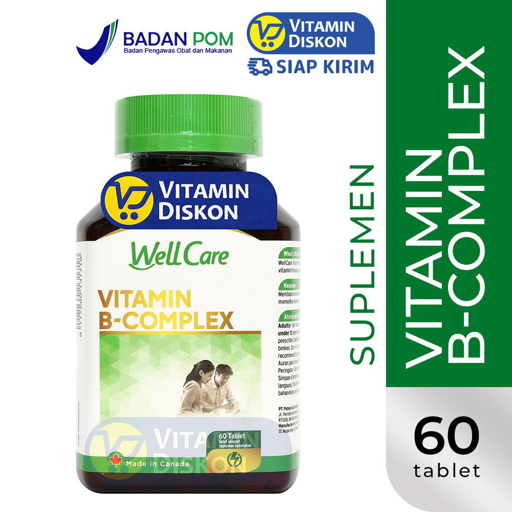 WELLCARE VITAMIN B-COMPLEX 60 KAPSUL