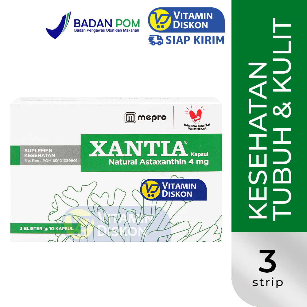 XANTIA 4 MG 1 BOX ISI 3 STRIP