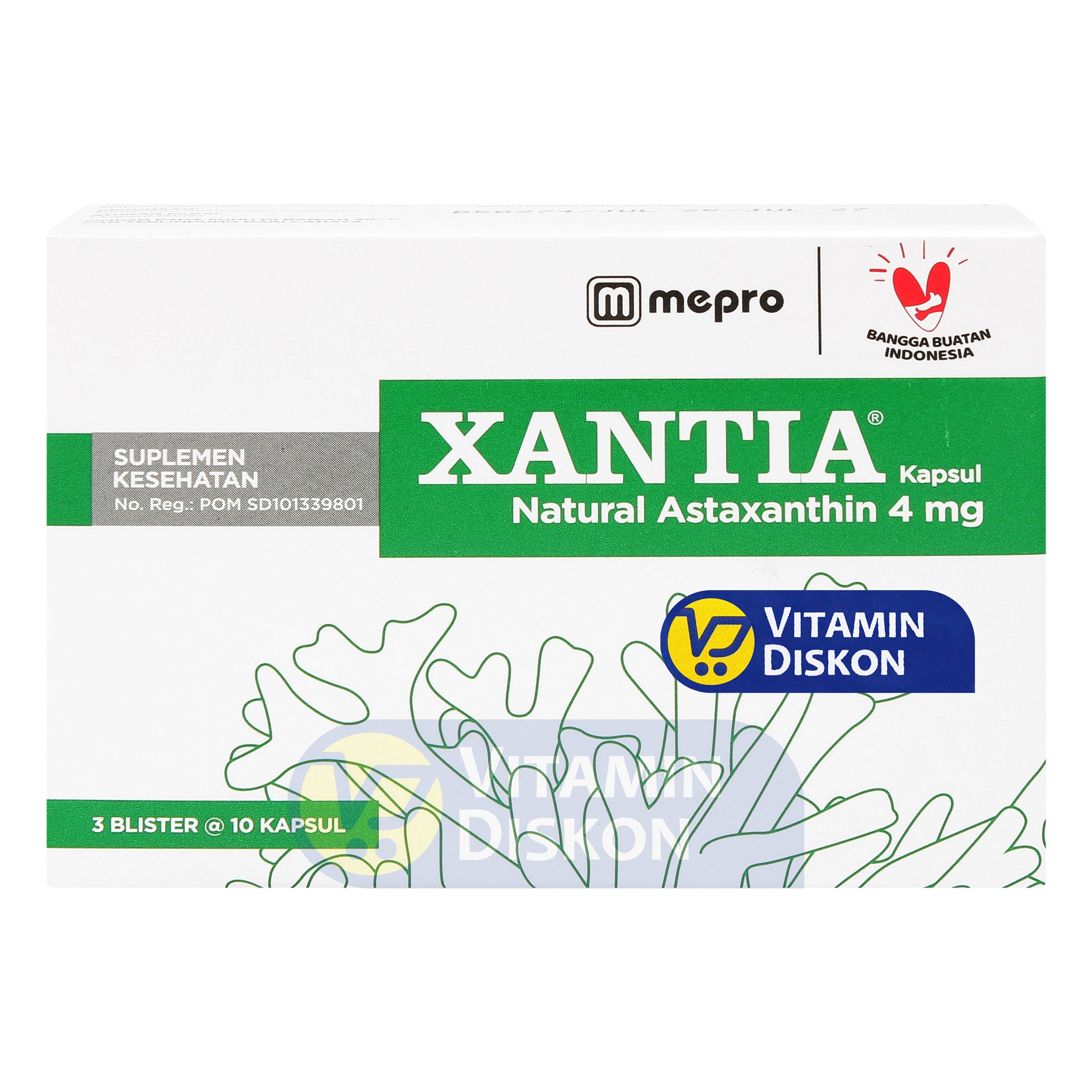 XANTIA 4 MG 1 BOX ISI 3 STRIP