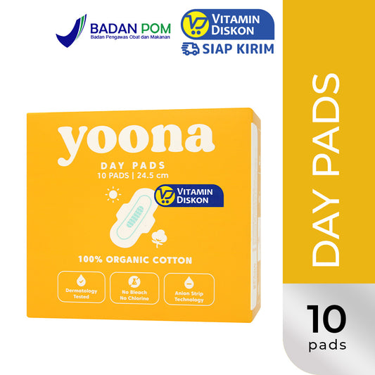 YOONA DAY PADS 24,5CM - 10 PADS