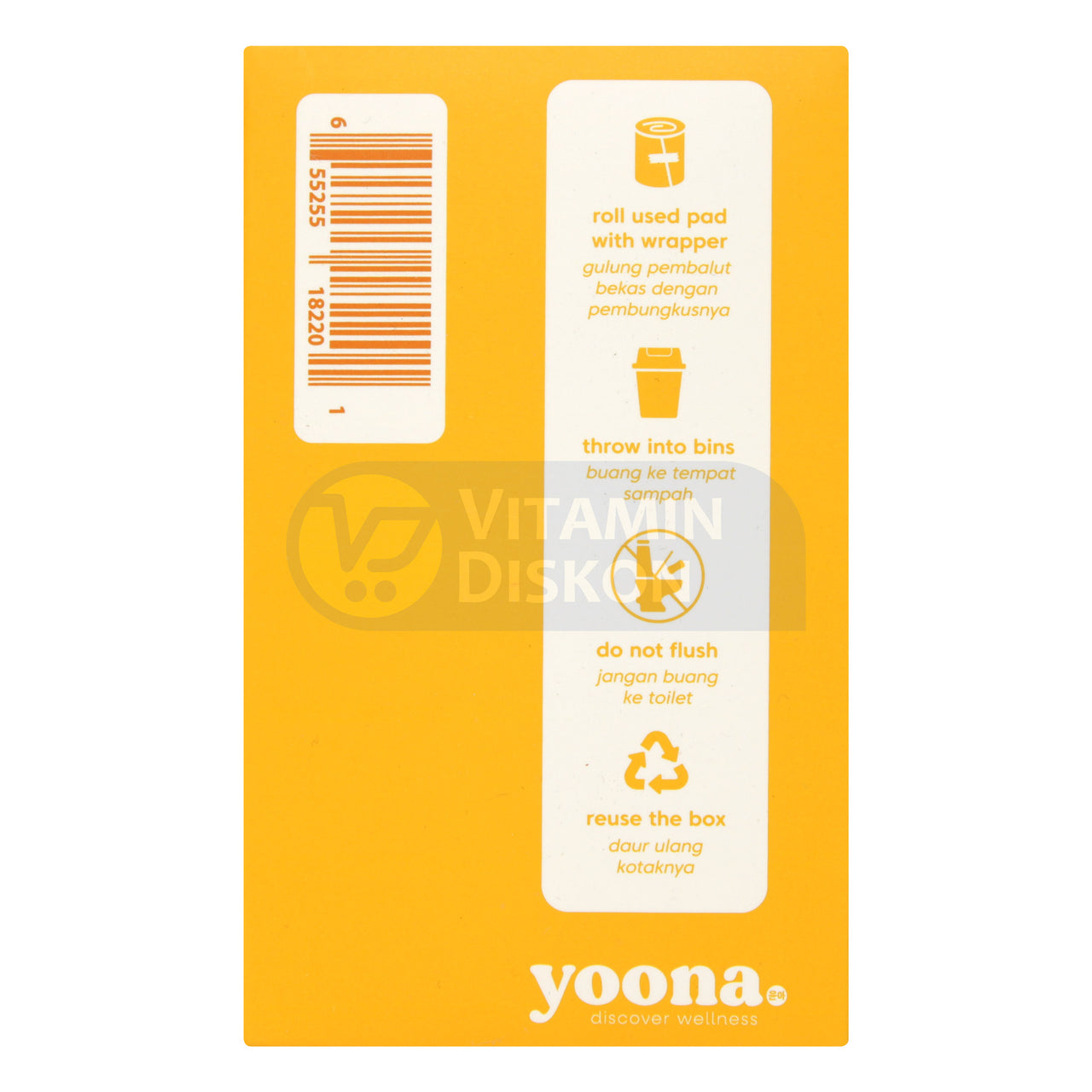YOONA DAY PADS 24,5CM - 10 PADS
