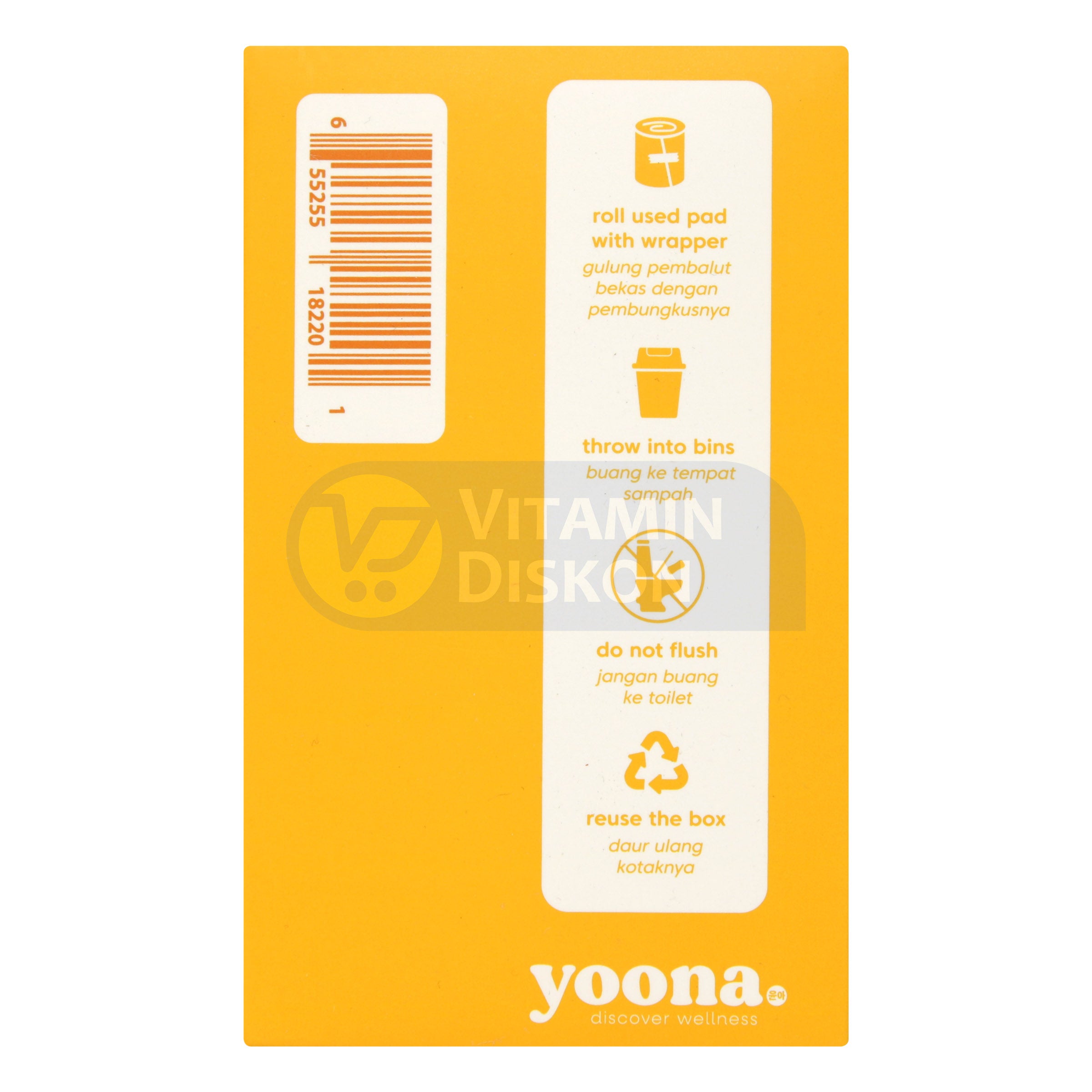 YOONA DAY PADS 24,5CM - 10 PADS