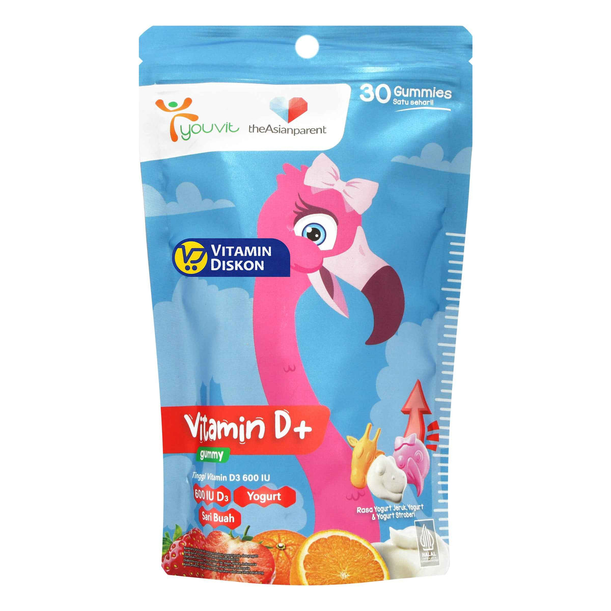 YOUVIT 600 IU VITAMIN D3+ 30 GUMMY