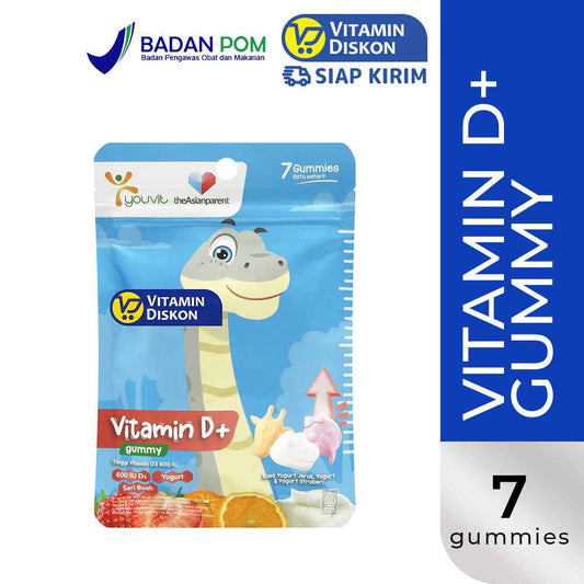 YOUVIT 600 IU VITAMIN D3+ 7 GUMMY