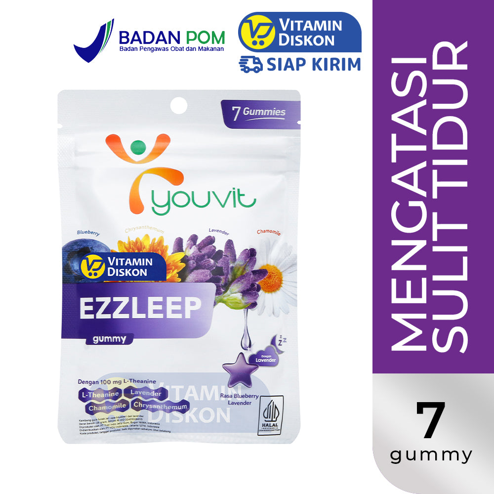 YOUVIT EZZLEEP GUMMY 1 SACHET ISI 7 PCS