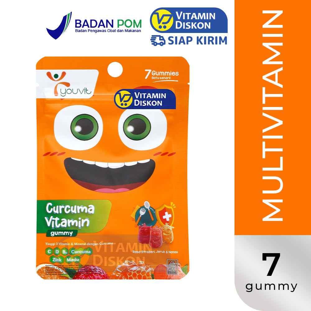 YOUVIT KIDS CURCUMA & VITAMIN ISI 7 PCS