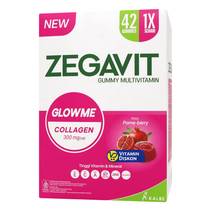 ZEGAVIT GUMMY MULTIVITAMIN GLOWME 1 POUCH ISI 6 SACHET