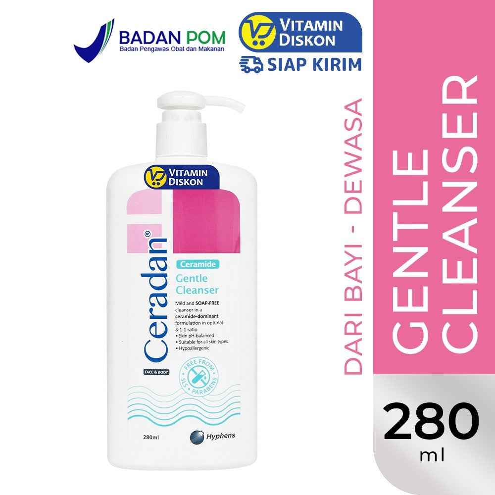 CERADAN GENTLE CLEANSER 280 ML