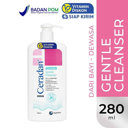 CERADAN GENTLE CLEANSER 280 ML