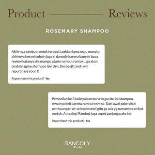 DANCOLY ROSEMARY HAIR ACTIVATING SHAMPOO 400 ML