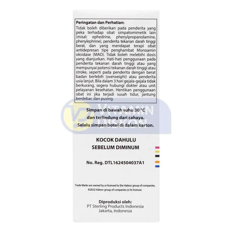 ACTIFED SIRUP 60 ML
