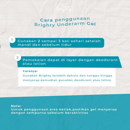 BRIGHTY GLOWING UNDERARM 30ML