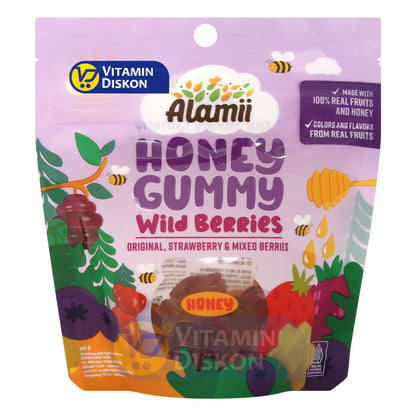 ALAMII HONEY GUMMY WILD BERRIES 40GR