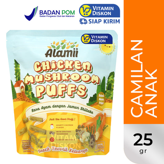 ALAMII CHICKEN MUSHROOM PUFFS 25GR