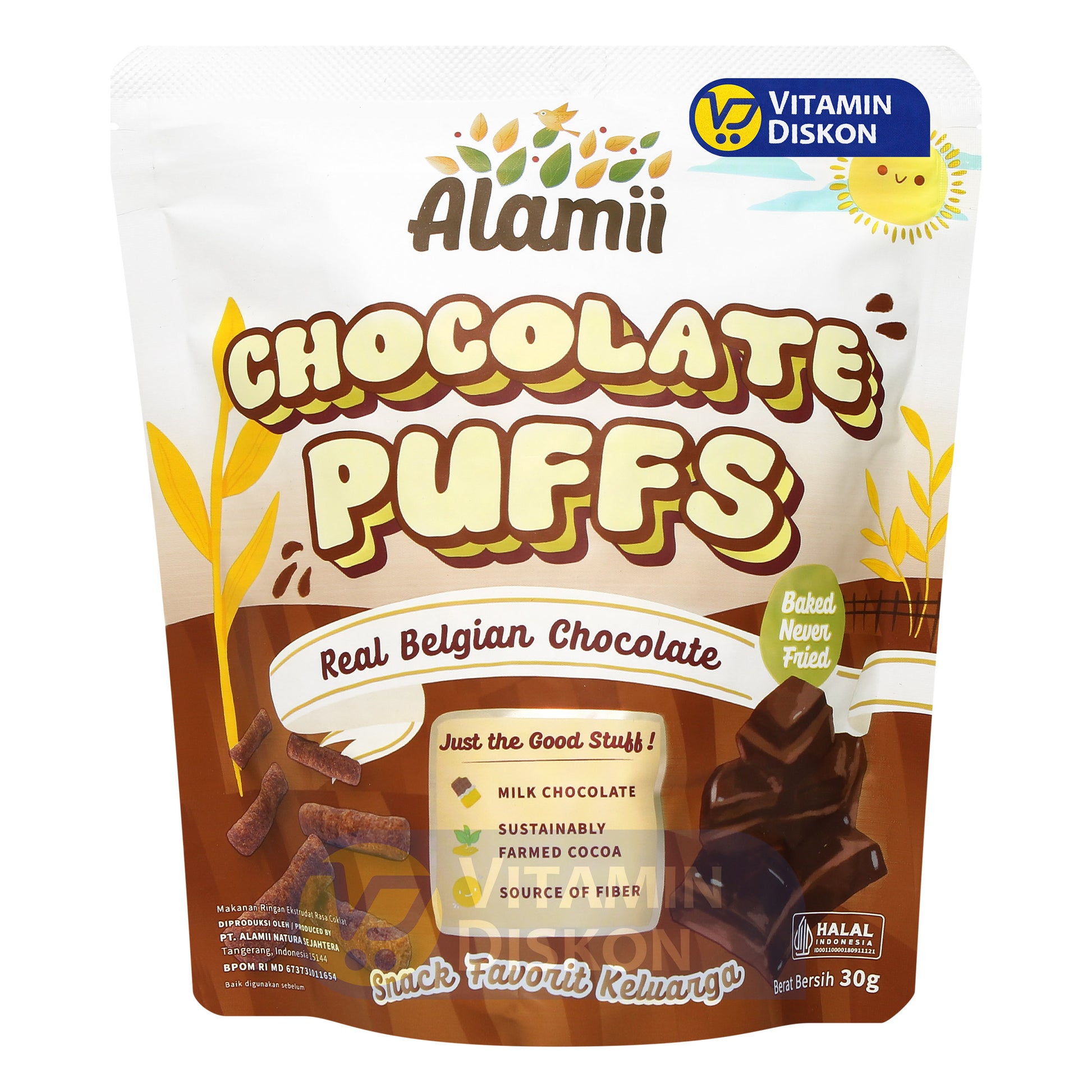 ALAMII CHOCOLATE PUFFS 30GR