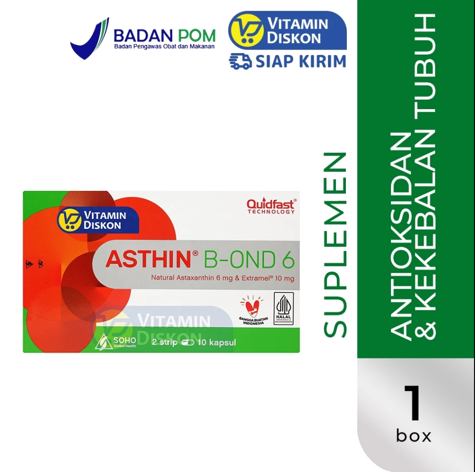 ASTHIN B-OND 6 MG 1 BOX ISI 2 STRIP
