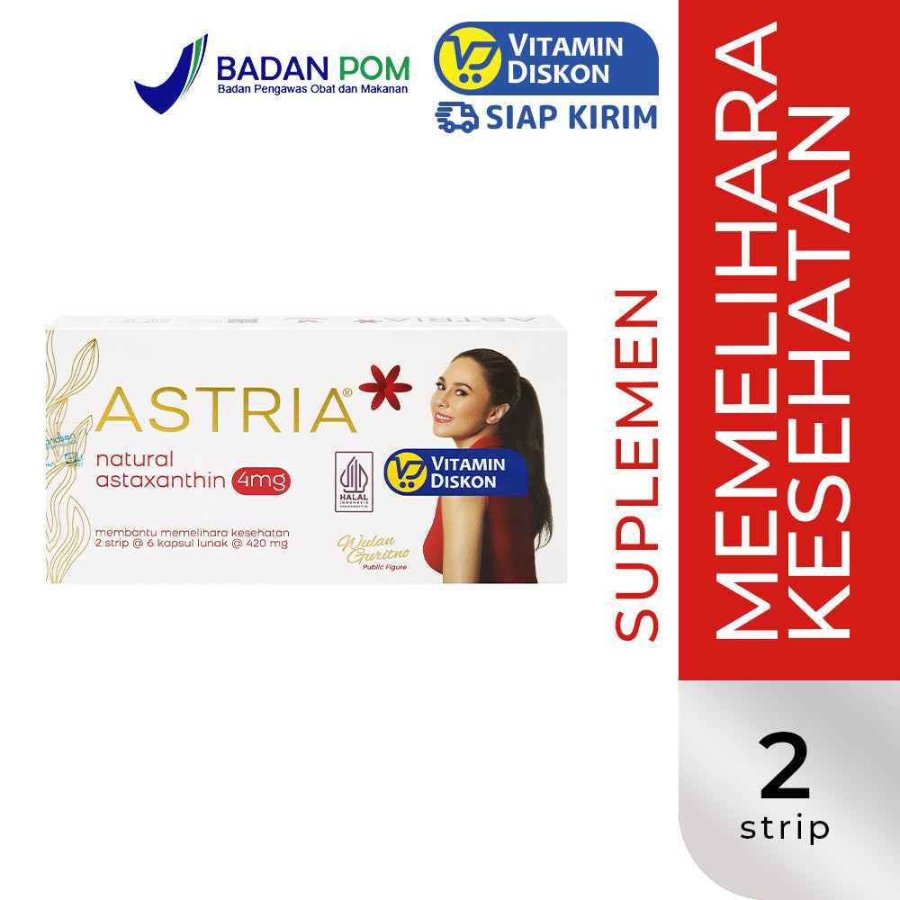 ASTRIA ASTAXANHIN 4 MG 12 KAPSUL Default Title