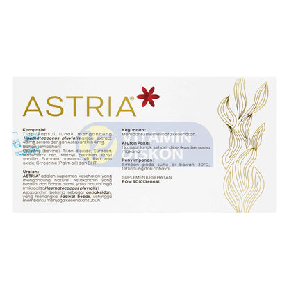 ASTRIA ASTAXANHIN 4 MG 12 KAPSUL